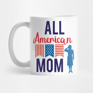 All American Mom Shirt, 4th of July T shirt, Mothers Day Tee, 4th of July Shirt for women, American Mom Gift, America Shirts for Mom Mug